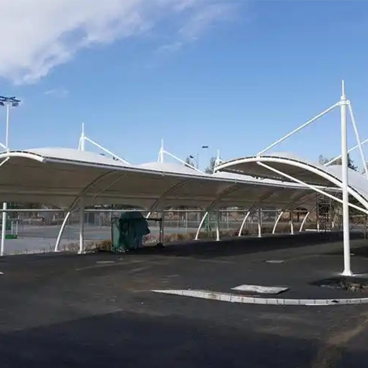 赞皇县膜结构电动车棚