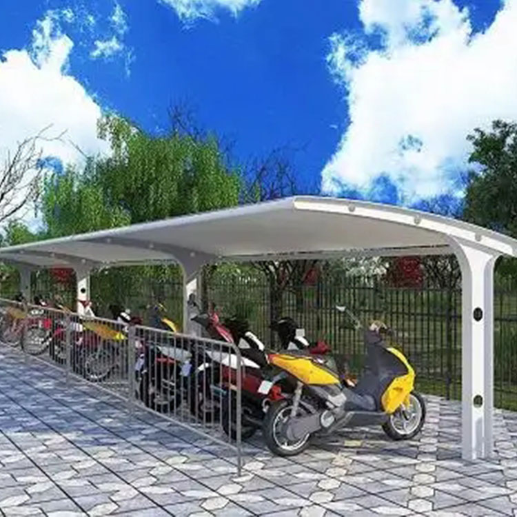 赞皇县膜结构电动车棚