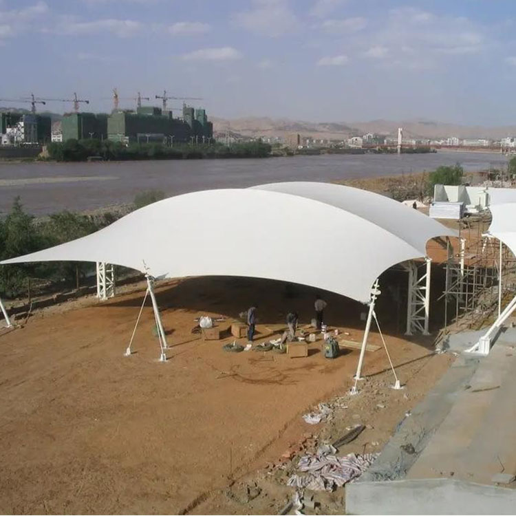 赞皇县膜结构汽车棚